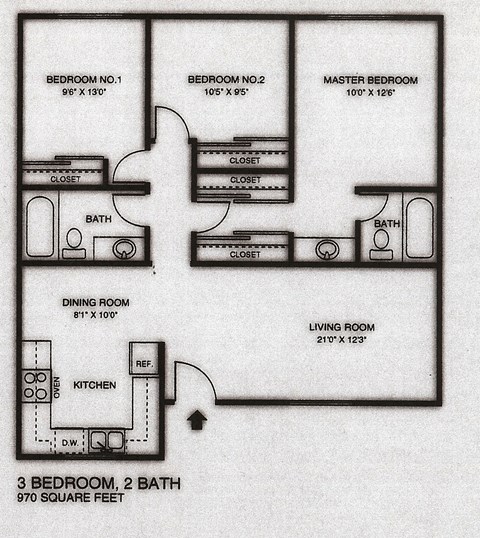 3 Bdrm  2 Bath